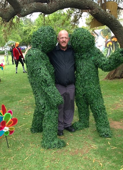Human Topiary Men